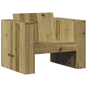 vidaXL sofastol til haven 79x60x62 cm impr&aelig;gneret fyrretr&aelig;