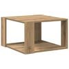 vidaXL Sofabord Artisan Egetr&aelig; 51,5 x 51,5 x 30 cm Konstrueret tr&aelig;