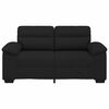 vidaXL 2-personers sofa 160x81x84 cm stof sort