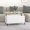 vidaXL sofabord 90x44,5x45 cm konstrueret tr&aelig; hvid