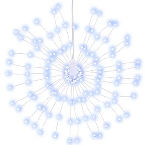 vidaXL lysende starburst-dekoration 140 LED'er 17 cm koldt hvidt lys