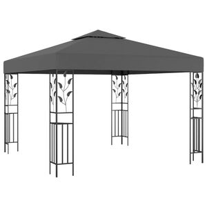 vidaXL pavillon 3x3 m antracitgr&aring;