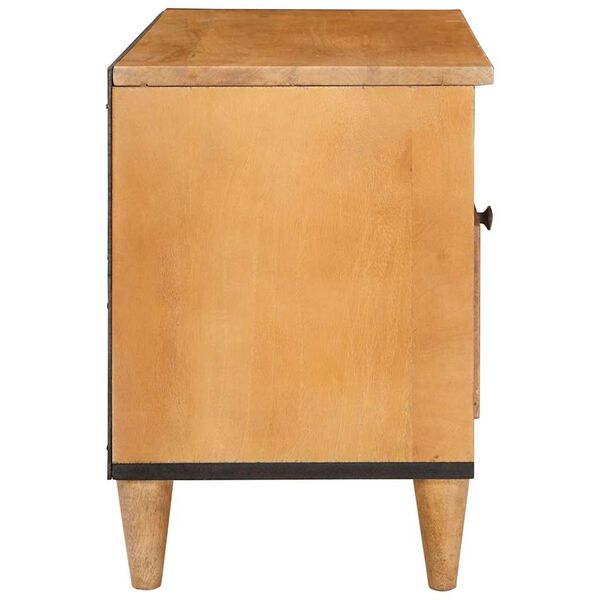 vidaXL TV Enheder med skuffe Lys Brun 80 x 33 x 46 cm Konstrueret træ