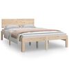 vidaXL sengeramme 120x190 cm massivt tr&aelig;