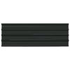 vidaXL Tagpanel 12 pcs Antracit 129 x 45 cm Galvaniseret st&aring;l