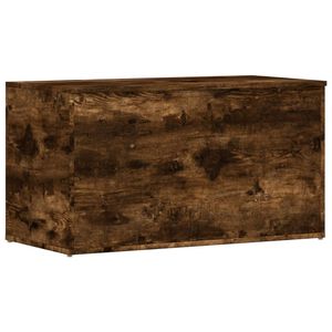 vidaXL opbevaringskiste 84x42x46 cm konstrueret tr&aelig; r&oslash;get egetr&aelig;sfarve