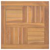vidaXL firkantet bordplade 50x50x2,5 cm massivt teaktr&aelig;