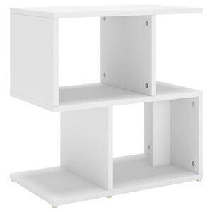 vidaXL sengebord 50x30x51,5 cm konstrueret tr&aelig; hvid