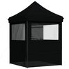vidaXL Party Tent Sort 200 x 200 x 306 cm Oxford stof