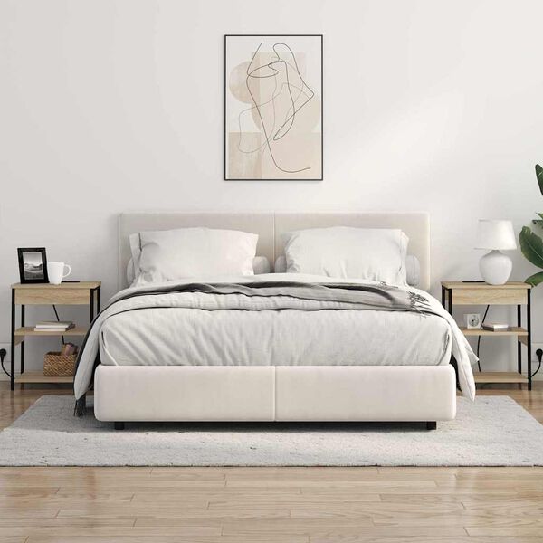 vidaXL Natskab Sonoma eg 41 x 31 x 51 cm Konstrueret tr&aelig;