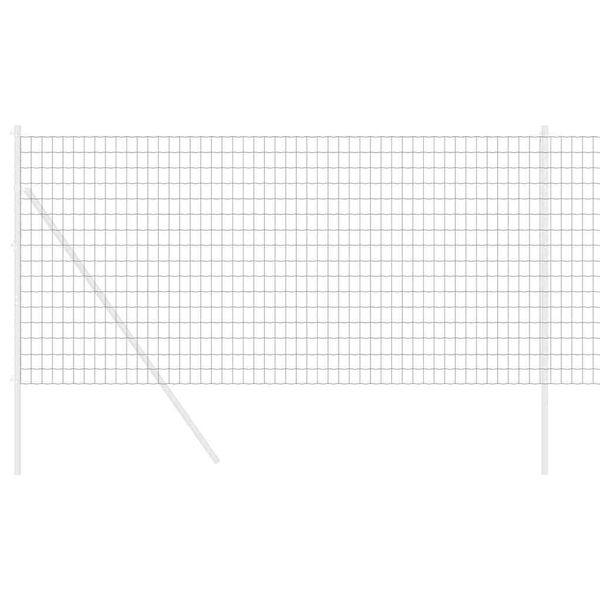 vidaXL Euro Hejn Grå 1.2 x 25 m PVC-belagt jern