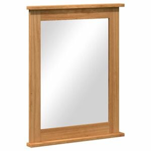 vidaXL Spejl VIGO Honningbrun 55,5 x 5 x 70 cm Massivt fyrretr&aelig;