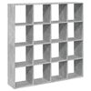 vidaXL bogskab 137,5x29x137,5 cm konstrueret tr&aelig; betongr&aring;