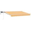 vidaXL Manuel markise-ramme med LED-lys Sandfarvet 2,5 x 2 m