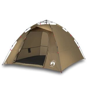 vidaXL 4-personers fisketelt quick release olivengr&oslash;n