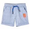Shorts til b&oslash;rn str. 116 med sn&oslash;re bl&aring;meleret