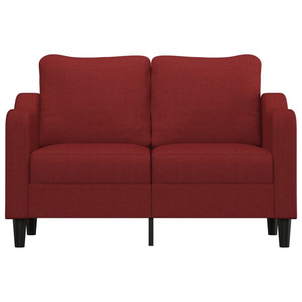 vidaXL 2-personers sofa 120 cm stof vinr&oslash;d