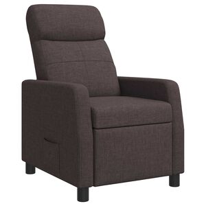vidaXL Recliner M&oslash;rk Brun Stof
