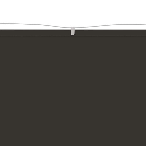vidaXL lodret markise 100x800 cm oxfordstof antracitgr&aring;