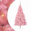 vidaXL Kunstig Forbelyst Juletr&aelig; med 300 LED'er Lyser&oslash;d 180 cm PVC