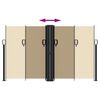 vidaXL sammenrullelig sidemarkise 140x600 cm beige