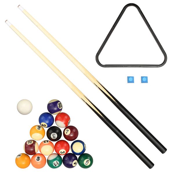 vidaXL mini-poolbord 92x52x19 cm sort og grøn