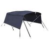vidaXL biminitop med 4 buer og sidev&aelig;gge 243x(230-244)x137 cm