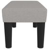 vidaXL bænk 70x30x30 cm stof lysegrå