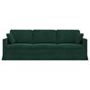 vidaXL Sofa M&oslash;rkegr&oslash;n 228 x 78 x 80 cm Fl&oslash;jl