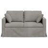 vidaXL Sofa Lysegr&aring; Samlede dimensioner: 138 x 78 x 80 cm (B x D x H)