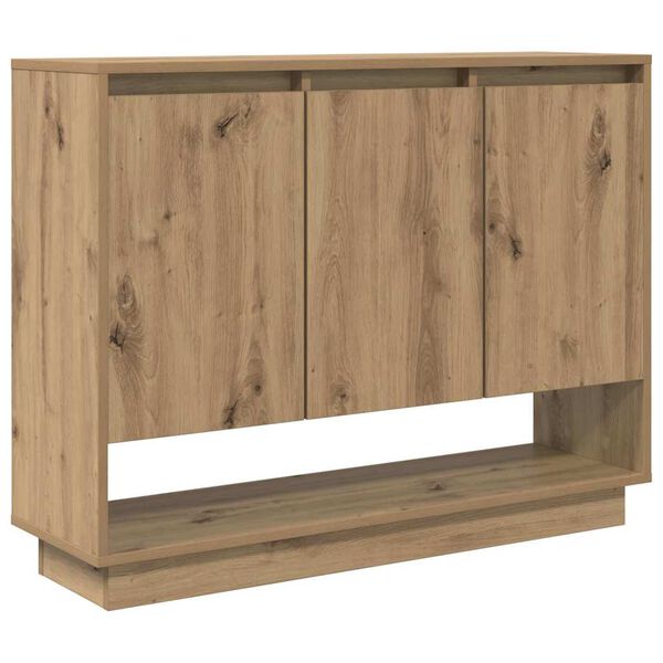 vidaXL Sideboard Artisan Egetr&aelig; 97 x 29 x 75 cm Konstrueret tr&aelig;