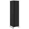 vidaXL Warderobe Sort eg 50 x 50 x 200 cm Konstrueret tr&aelig;