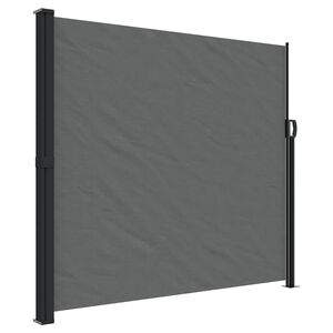 vidaXL sidemarkise 180x500 cm sammenrullelig antracitgr&aring;