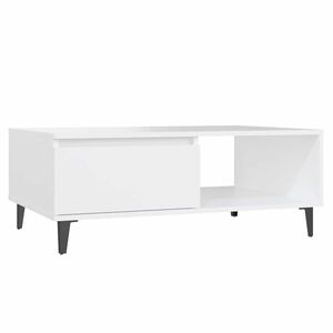 vidaXL sofabord 90x60x35 cm konstrueret tr&aelig; hvid