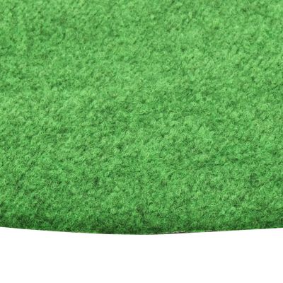 vidaXL kunstgræs med knopper diam. 170 cm rundt grøn