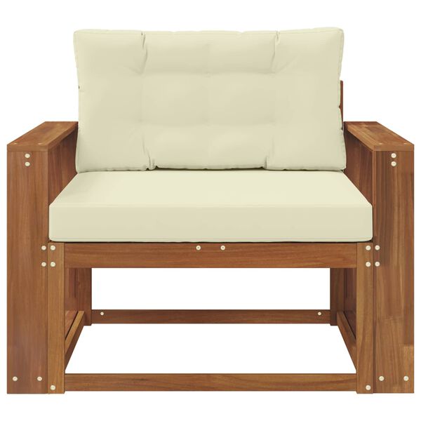 vidaXL Udend&oslash;rs Mellem Sofa Massivt Akacietr&aelig; Naturfarvet