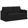 vidaXL Sofa 140cm Sort Metal