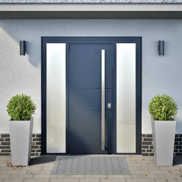 vidaXL plantekrukker 2 stk. 35x35x75 cm galvaniseret st&aring;l