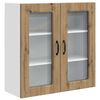 vidaXL Panel til opvaskemaskine Kalmar Artisan Egetr&aelig; 80 x 31 x 80 cm