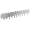 vidaXL Pl&aelig;nekant 30 pcs 103 x 20 cm St&aring;l S&oslash;lv
