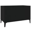 vidaXL vinylskab 74,5x38x48 cm konstrueret tr&aelig; sort