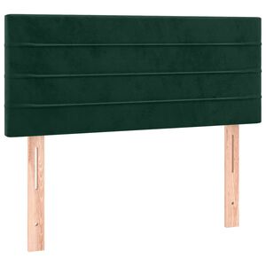 vidaXL sengegavl 80x5x78/88 cm fl&oslash;jl m&oslash;rkegr&oslash;n
