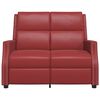 vidaXL 2-personers massagestol kunstl&aelig;der vinr&oslash;d