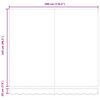 vidaXL Utr&aelig;kkelig Markise Flerfarvet 300 x 250 cm