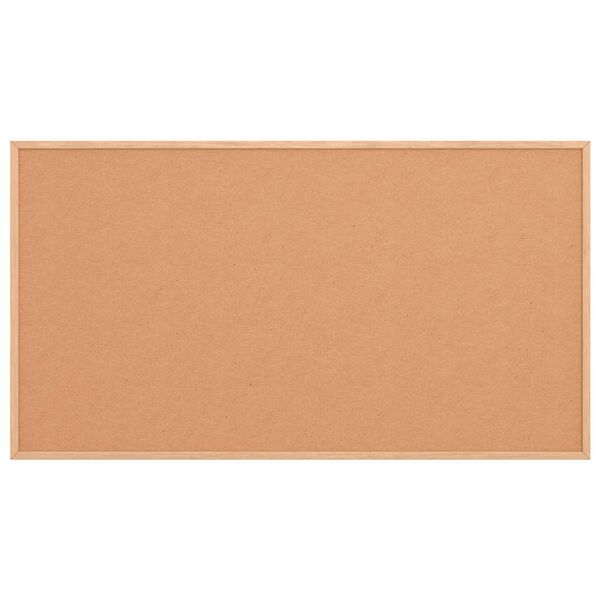 vidaXL korktavle med ramme i massivt fyrretr&aelig; 100x55 cm