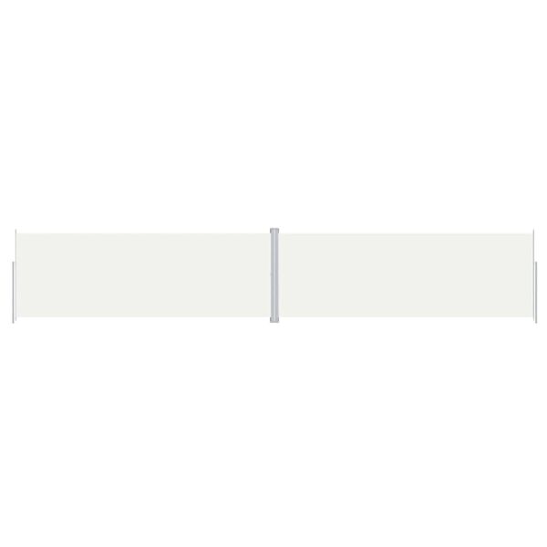 vidaXL sammenrullelig sidemarkise 220x1200 cm cremefarvet