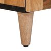 vidaXL Sideboard Naturfarvet 60 x 33,5 x 75 cm Massivt mangotr&aelig;