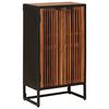 vidaXL Highboard 53 x 30 x 95 cm Massivt Mango Tr&aelig; og Ingeni&oslash;rtr&aelig;