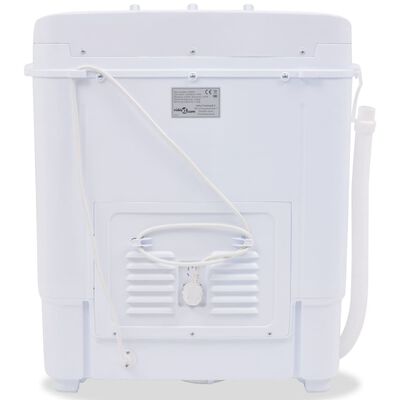 vidaXL mini-vaskemaskine dobbelttromle 5,6 kg