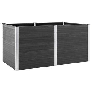 vidaXL h&oslash;jbed 200x100x91 cm WPC gr&aring;